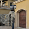 3 Lights Black Post Lights Li002057
