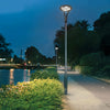 Round Waterproof Led Single Two Arm Post Top Light