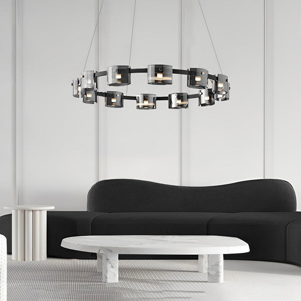 Circle Led Nordic Chandelier Ha084946