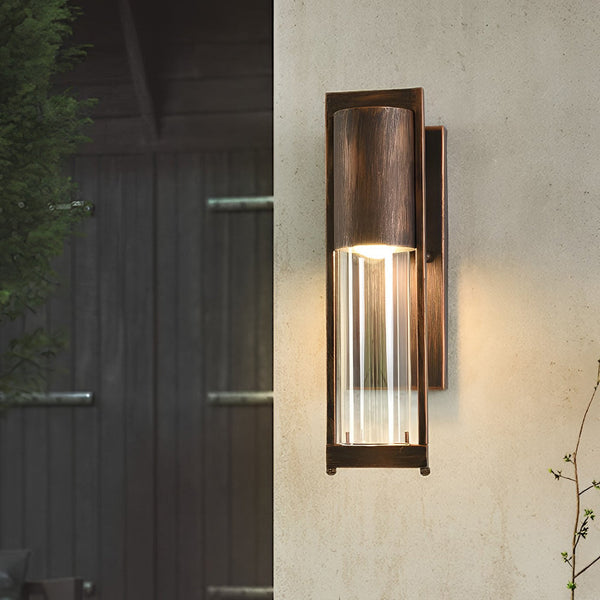Waterproof Glass Modern Outdoor Wall Sconce