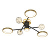 Starry Flowers Three Step Dimming Modern Ceiling Lights Fixture Hanging Lamp
