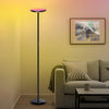 66 Inch Dimmable Rbg Led Torchiere Adjustable Floor Lamp