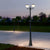 102 Inch Black Outdoor Street Light With 3 Light Post Lamp And Pole