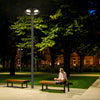 Outdoor Black Led Solar Lamp Post Street Light