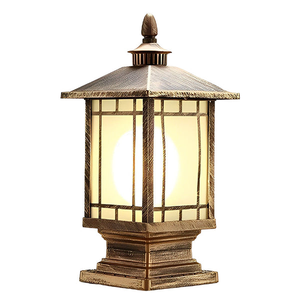 Retro Outdoor Fence Post Lights Ha076240