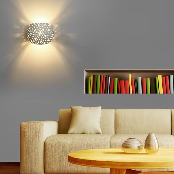 Round Hollow Nordic Wall Lamp Ha089372
