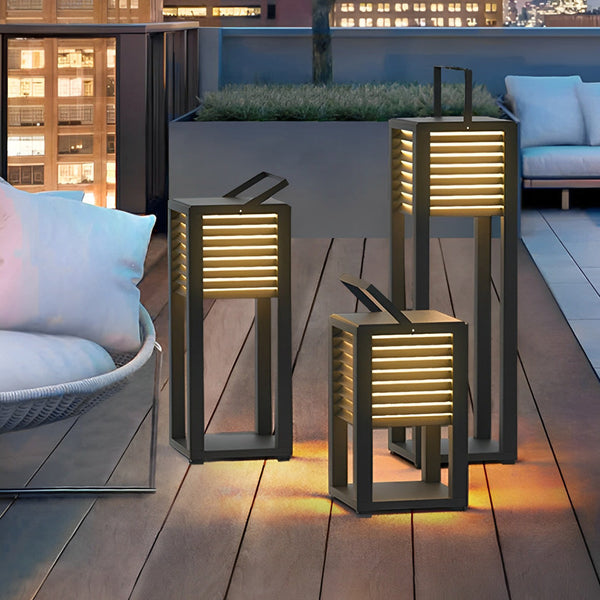 Square Portable Lawn Lamp Ha077704