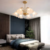 Flowers Glass Shade Chandelier Light Li002529