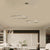 Modern Circular 2 3 Light C Shape Suspension Ceiling Lamp