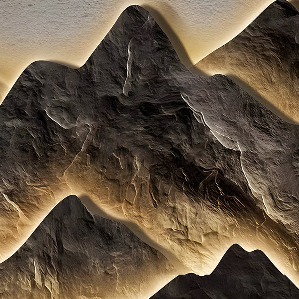 Semicircular Led Lighting Wall Decorative Painting