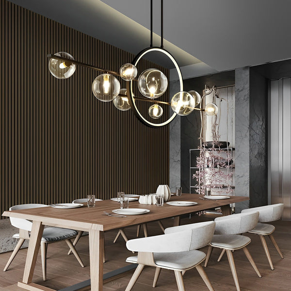Bubbles Black Dining Room Chandeliers Ha084736