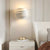 Minimalist Layers Half Cylinder Iron 2 Light Wall Sconce White