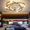 Stepless Dimming Led Nordic Ceiling Fan Light