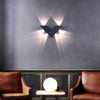 V Shaped Waterproof Led Black Modern Outdoor Wall Lamp