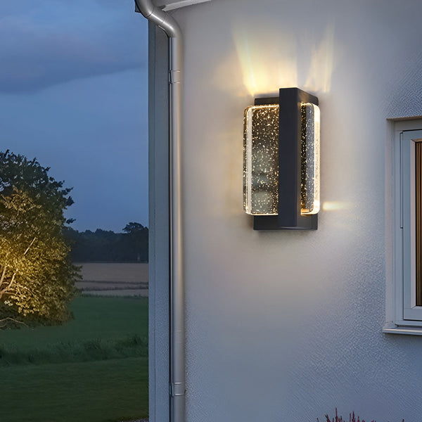 Crystal Waterproof Outdoor Wall Lamp