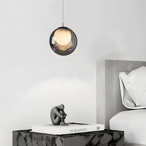 6 3 Inch Glass Bubble 1 Light Pendant Light