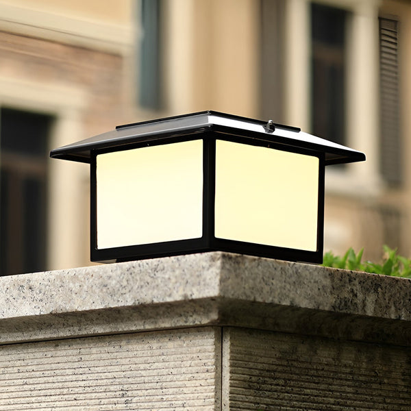Square Led Waterproof Solar Fence Post Lights Li001994