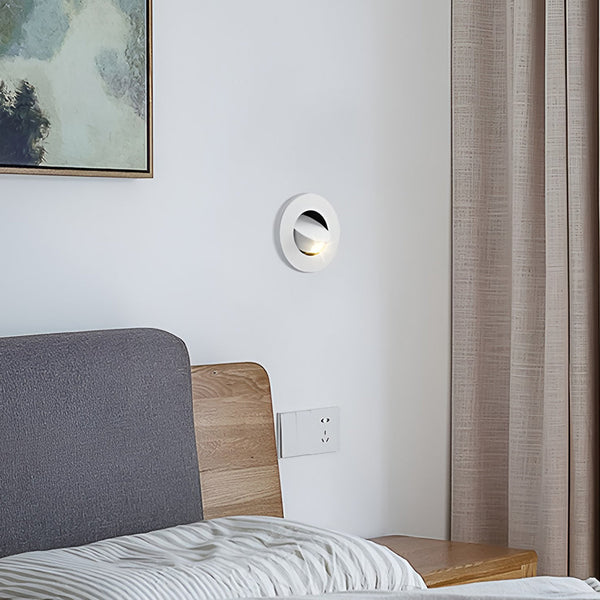 Round Square Adjustable Led Recessed Nordic Wall Lamp
