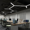 4 Pcs Modern Seamless Y Shaped Linear Led Office Pendant Lights