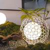 1 Light Solar Dandelion Sphere Garden Stakes Outdoor Lights