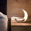 Curl Polished Silver Chrome Led Table Lamp Touch Control