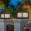Square Waterproof Led Modern Outdoor Solar Post Lights
