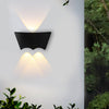 Led Up And Down Lights Waterproof Black Modern Wall Washer Light