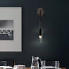 Nordic Copper Finish Wall Lights With Suspending Cord Stairway Wall Mounted Sconce
