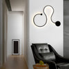 Creative Long Curved Linear Led Modern Wall Sconce Lighting Wall Light Wall Lamp