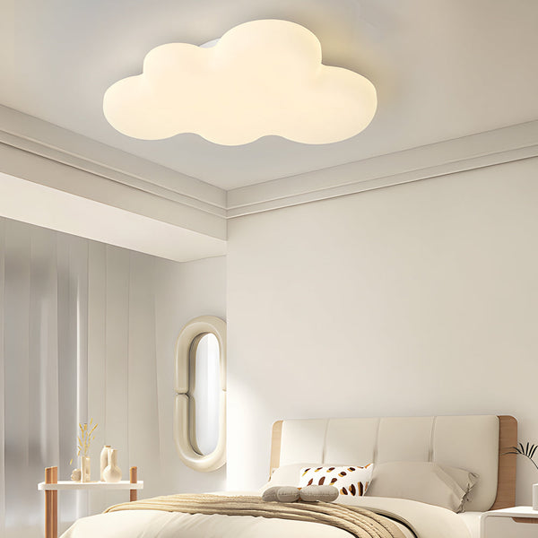 Cute Cartoon Clouds 3 Step Dimming Milky White Modern Led Ceiling Lights