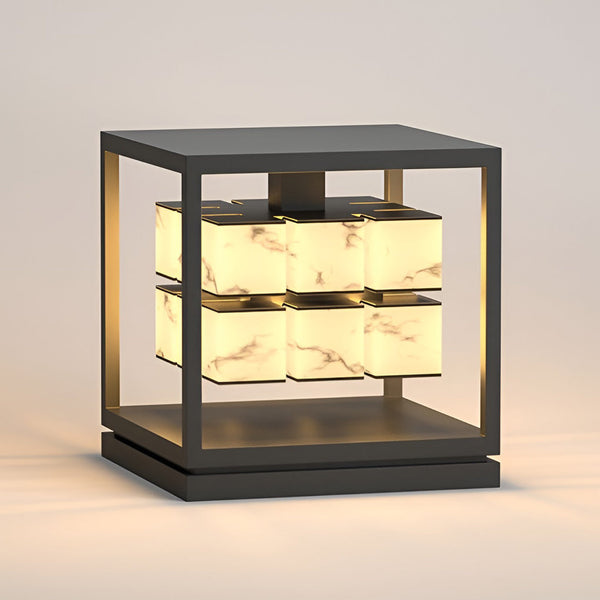 Square Led Waterproof Solar Deck Post Lights