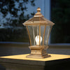 Vintage Retro Solar Fence Light Ha084360