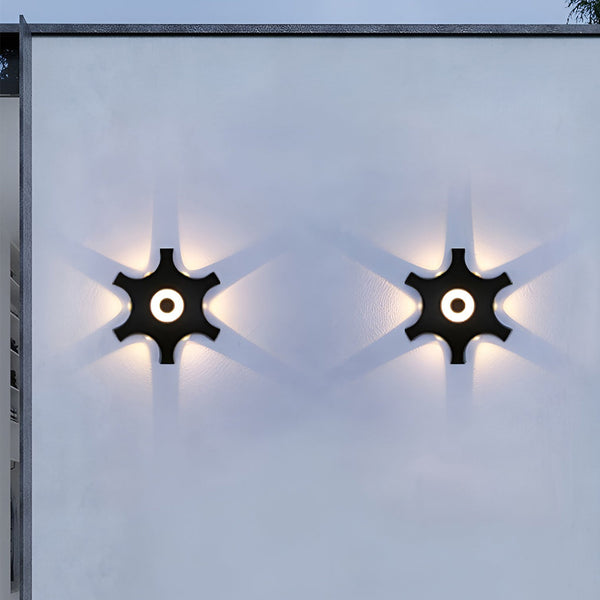 Flower Shaped Led Waterproof Nordic Wall Sconces