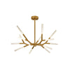 Unique Acrylic Branches Led Minimalist Lines Postmodern Chandelier Lamp