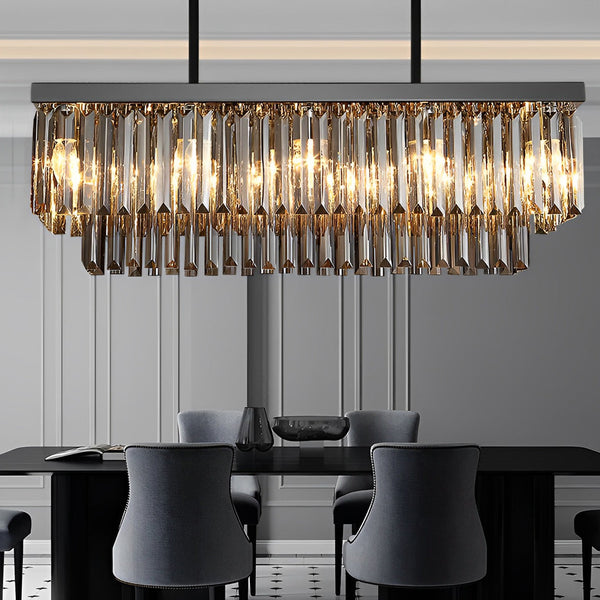 Rectangular Modern Chandelier Ha085002