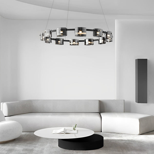 Circle Led Nordic Chandelier Ha084946