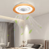20 In W 6 Speed Indoor Bladeless Smart Ceiling Fan With Remote And Dimmable Led
