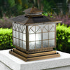 Classical Bronze Solar Post Caps Lights Li002358