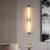 Modern Long Acrylic Tube Led Metallic Indoor Sconce Wall Lamp 27 55 35 43
