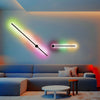 Wireless Remote Control Rgb Long Strip Led Wall Lamp