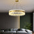 Round Dimming Led Glass Pendant Light Li001957