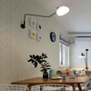 Adjustable Iron Swing Arm Wall Lamp