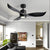 3 Blades Led Nordic Ceiling Fans Ha088144