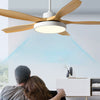 60 Inch Ceiling Fan With Lights And Remote Control Nordic Ceiling Fan Lamp With Silent Inverter