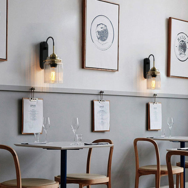 Round Glass Shade Wall Sconce Ha097918