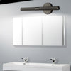 Modern Knurled Texture Led Bathroom Vanity Light Swiveling Head