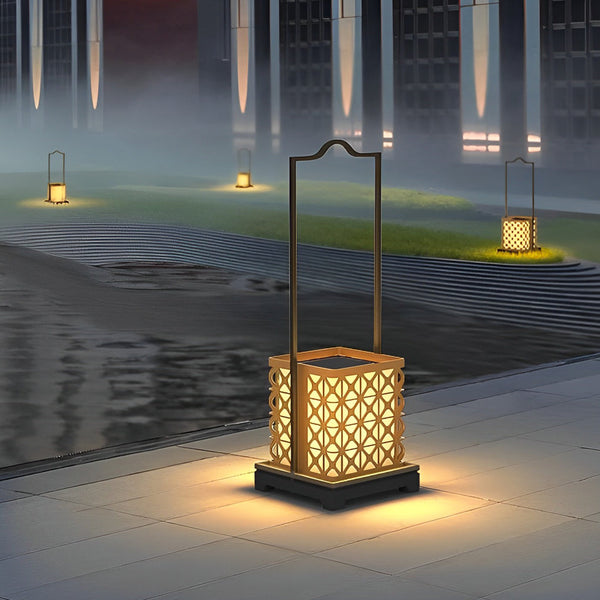 Retro Portable Solar Outdoor Light Ha097663