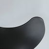 31 In Black Round Acrylic Ceiling Fan With Light And Remote 3 Blades