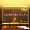 Led Acrylic Message Board Colorful Writable Table Lamp