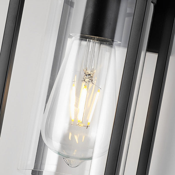 Rectangular Black Wall Lamp Ha077812